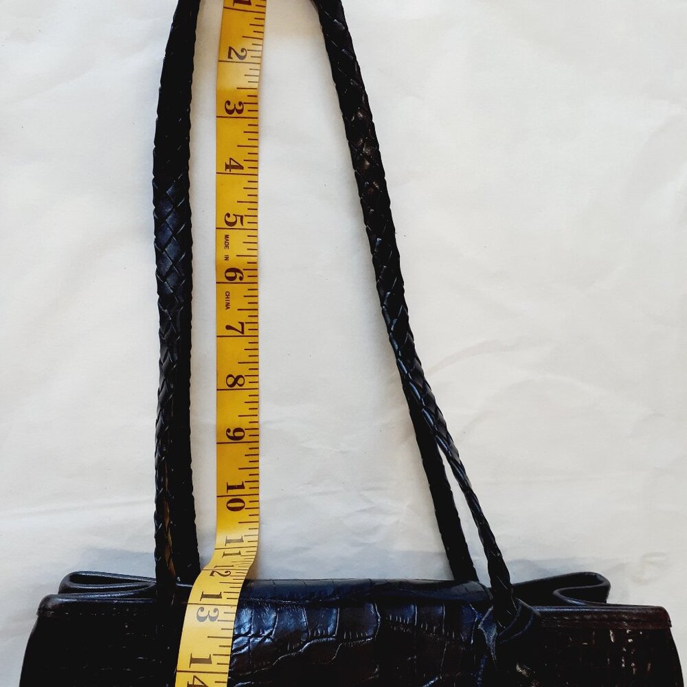 Brighton Croc Style Messenger Bag - Picture 14 of 14